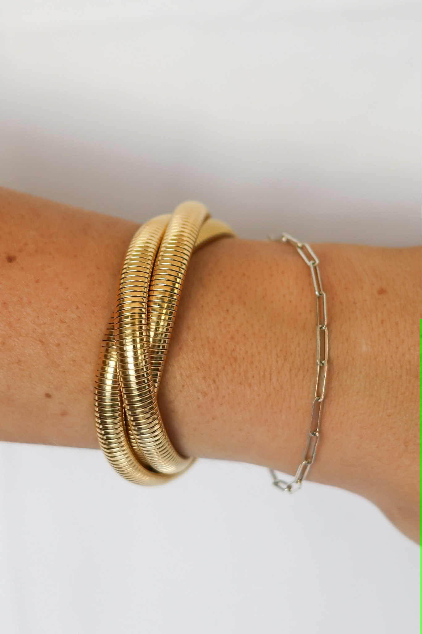Golden Twist Bracelet