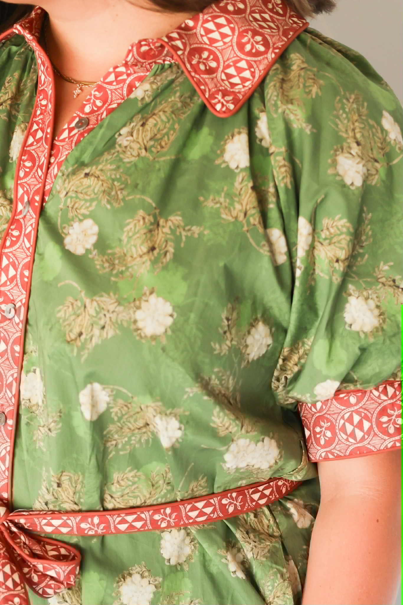 Golden Harvest Midi Dress