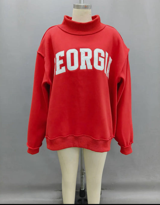 UGA Sweatshirt in Red