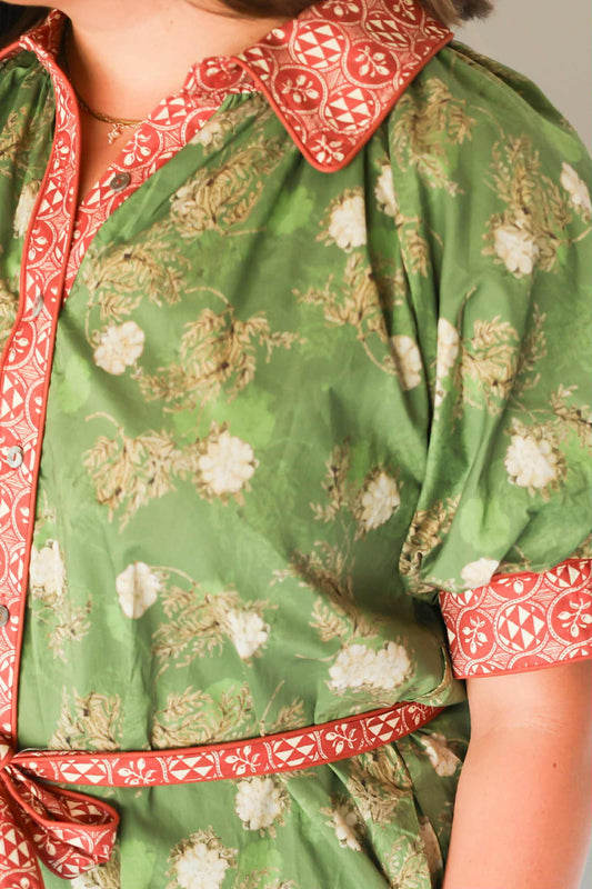 Golden Harvest Midi Dress
