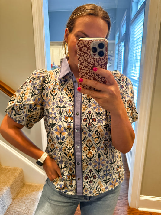 Vintage Bloom Top