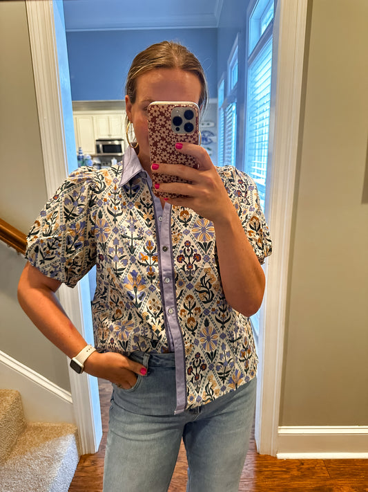Vintage Bloom Top